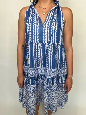 Oliphant Sleeveless Tiered Dress