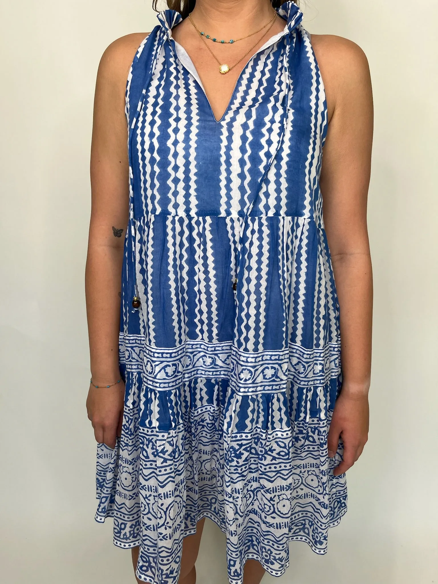 Oliphant Sleeveless Tiered Dress