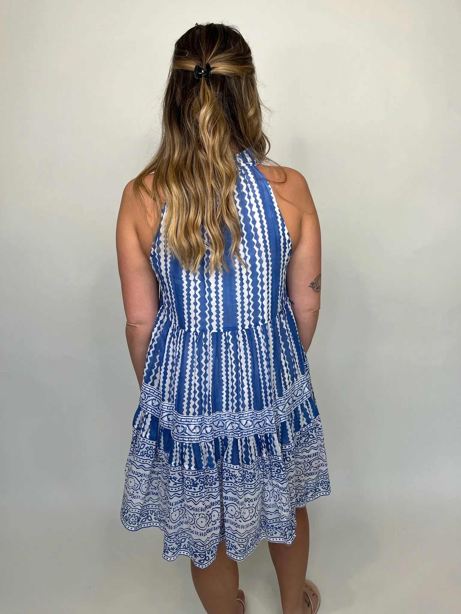 Oliphant Sleeveless Tiered Dress
