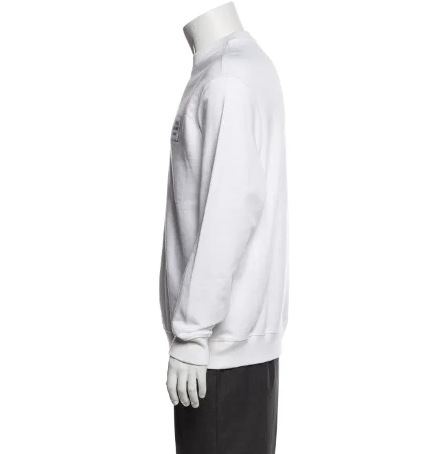 OPENING CEREMONY Men's White Mini Box Logo Sweatshirt Size Small $150 NWT