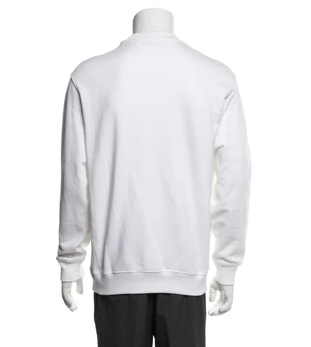 OPENING CEREMONY Men's White Mini Box Logo Sweatshirt Size Small $150 NWT