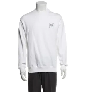 OPENING CEREMONY Men's White Mini Box Logo Sweatshirt Size Small $150 NWT