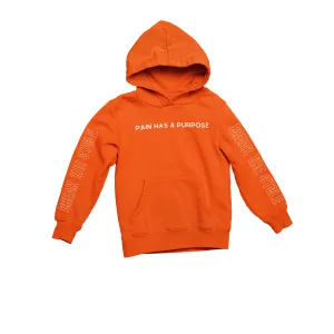 Orange Pain Has A Purpose Hoodie
