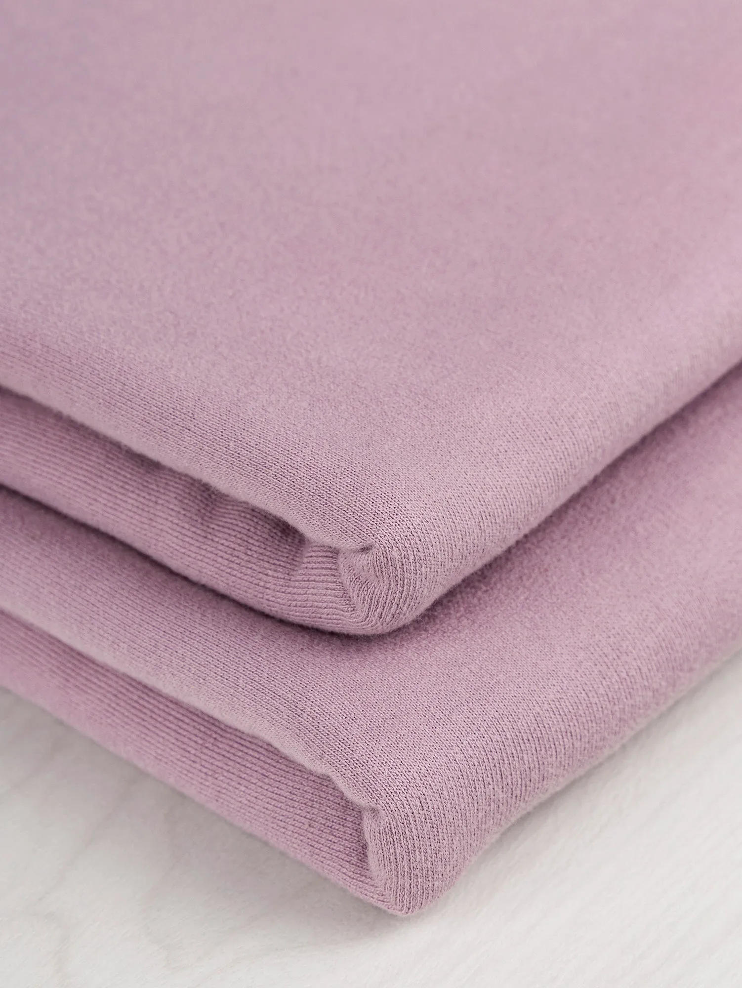Organic Cotton Heavy French Terry - Lilac