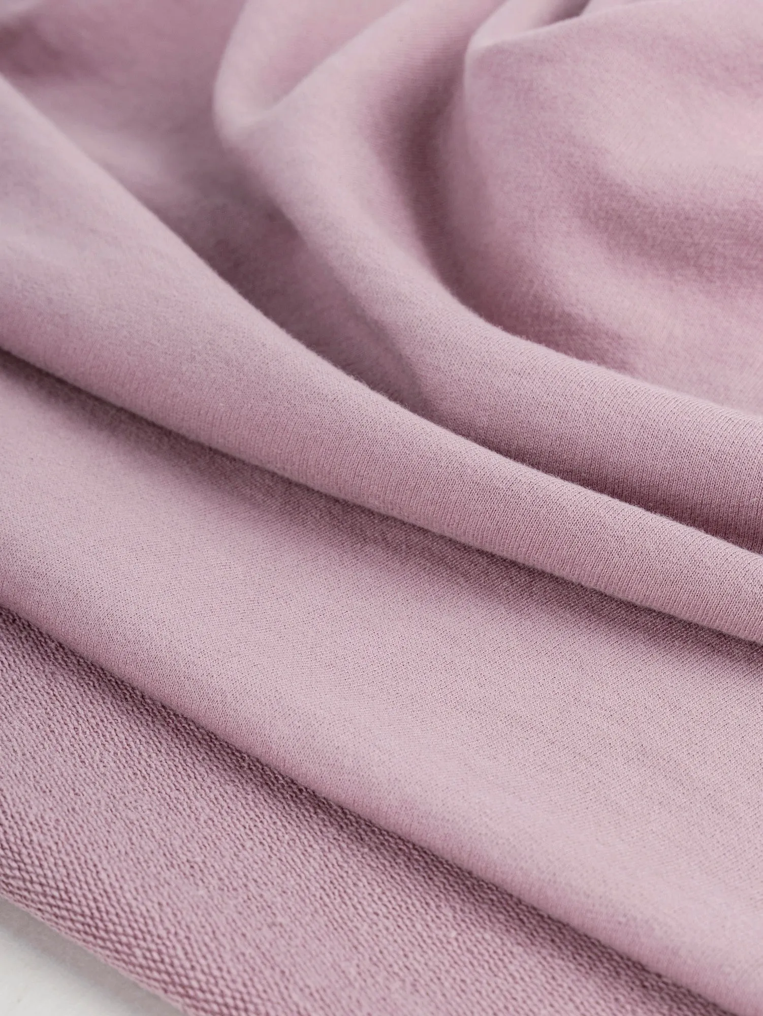 Organic Cotton Heavy French Terry - Lilac