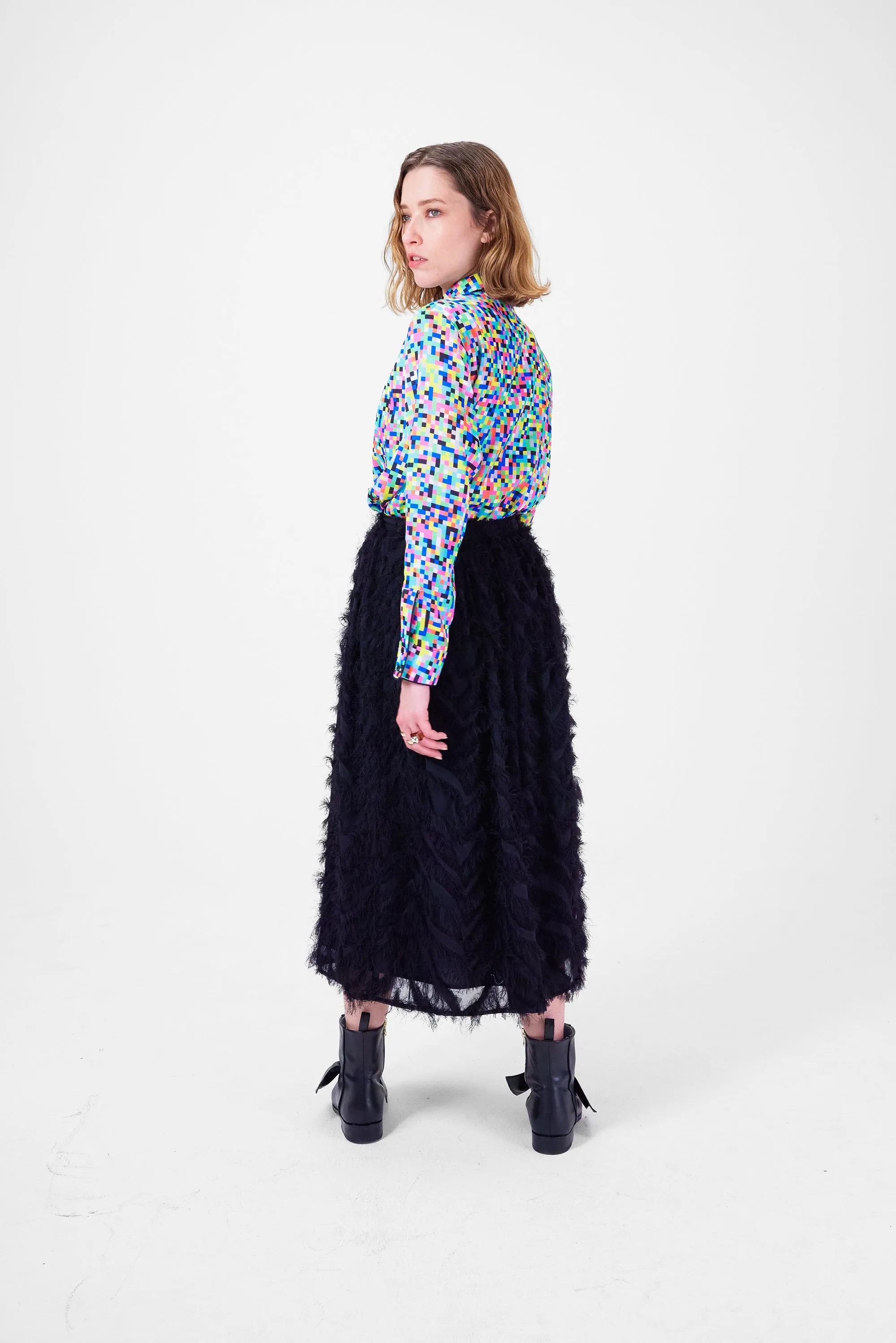 Orso skirt in black Feather