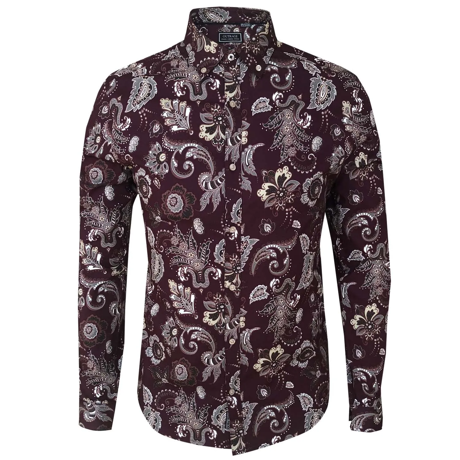Outrage - All Over Print Long Sleeve FENSTON