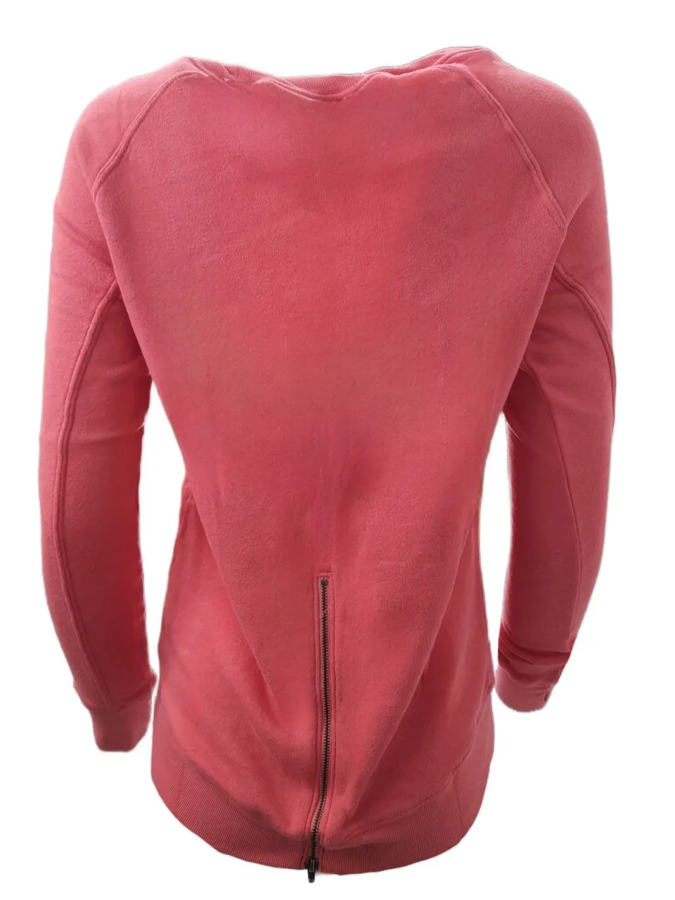 PAM & GELA Women's Pink Happy Annie Hi Lo Sweatshirt #B00F Petite X-Small NWT