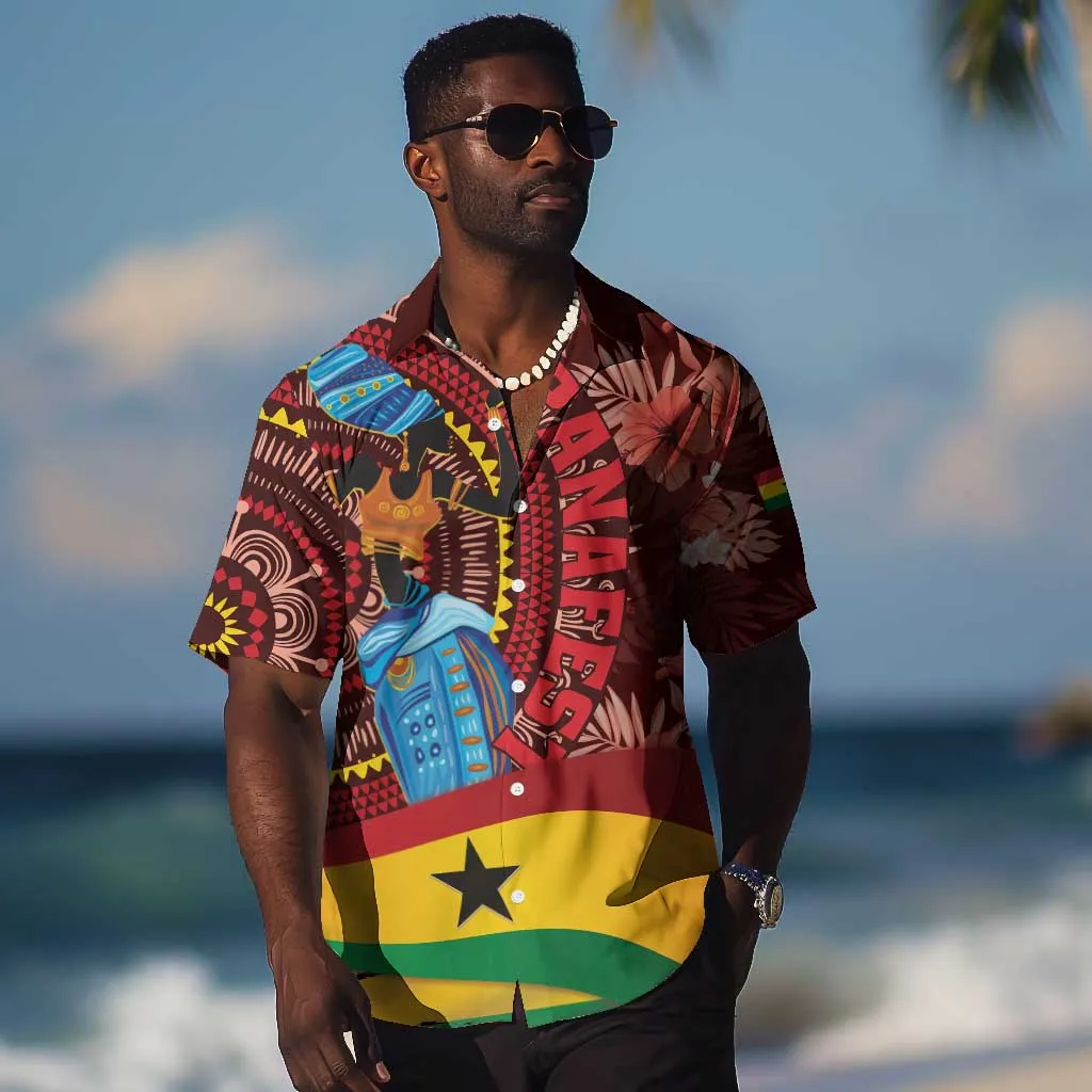 Panafest Hawaiian Shirt Ghana Tropical African Pattern LT01