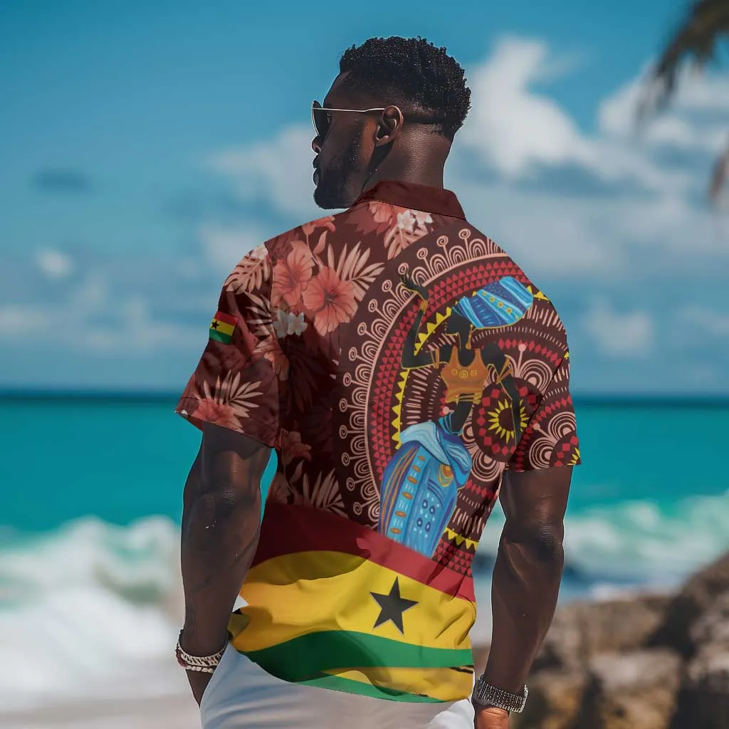 Panafest Hawaiian Shirt Ghana Tropical African Pattern LT01