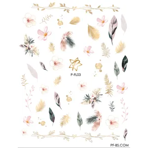 Pasties Decals - Summer Feather Mix