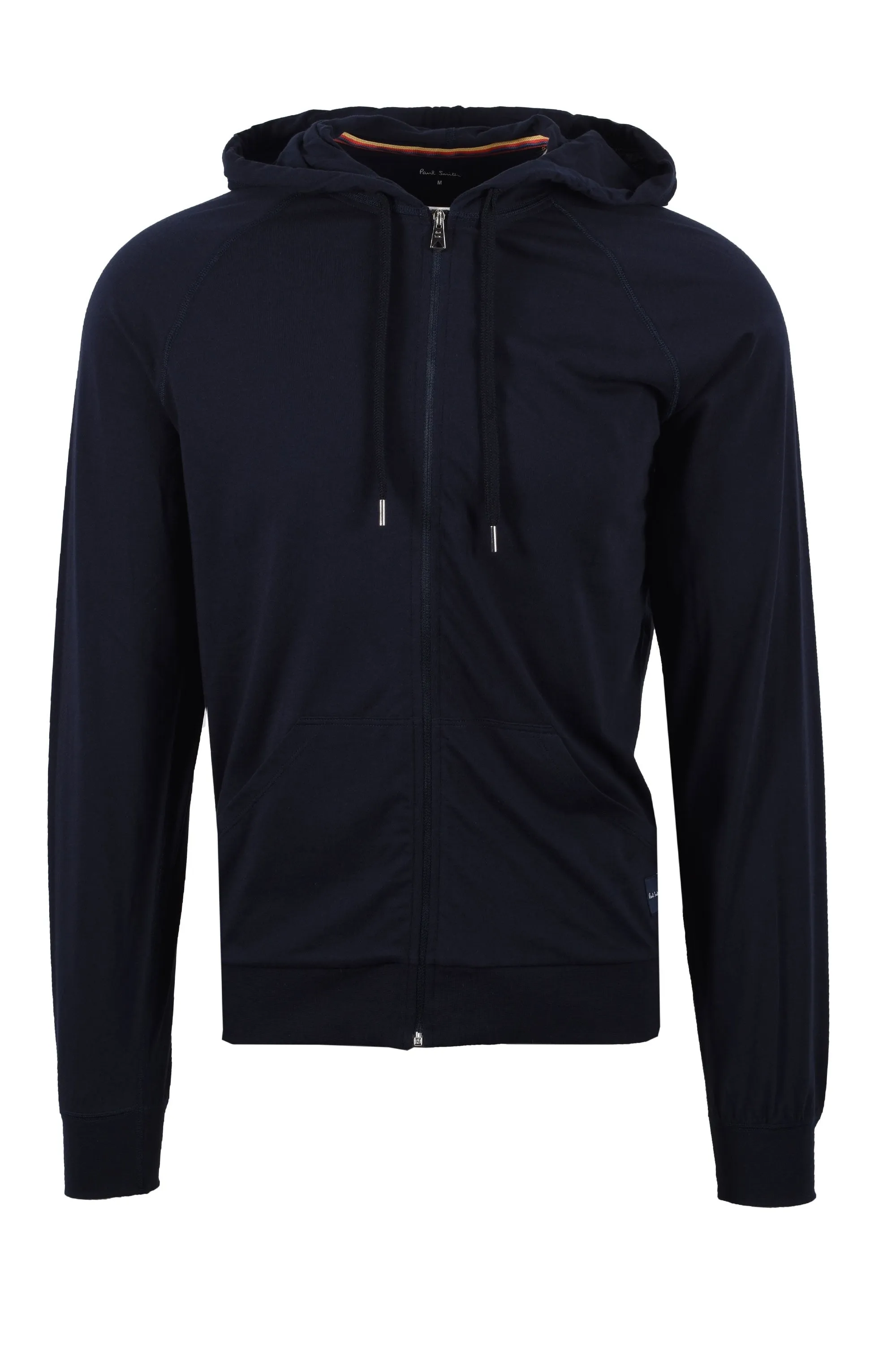 Paul Smith Jersey Zip Up Hoodie Dark Navy