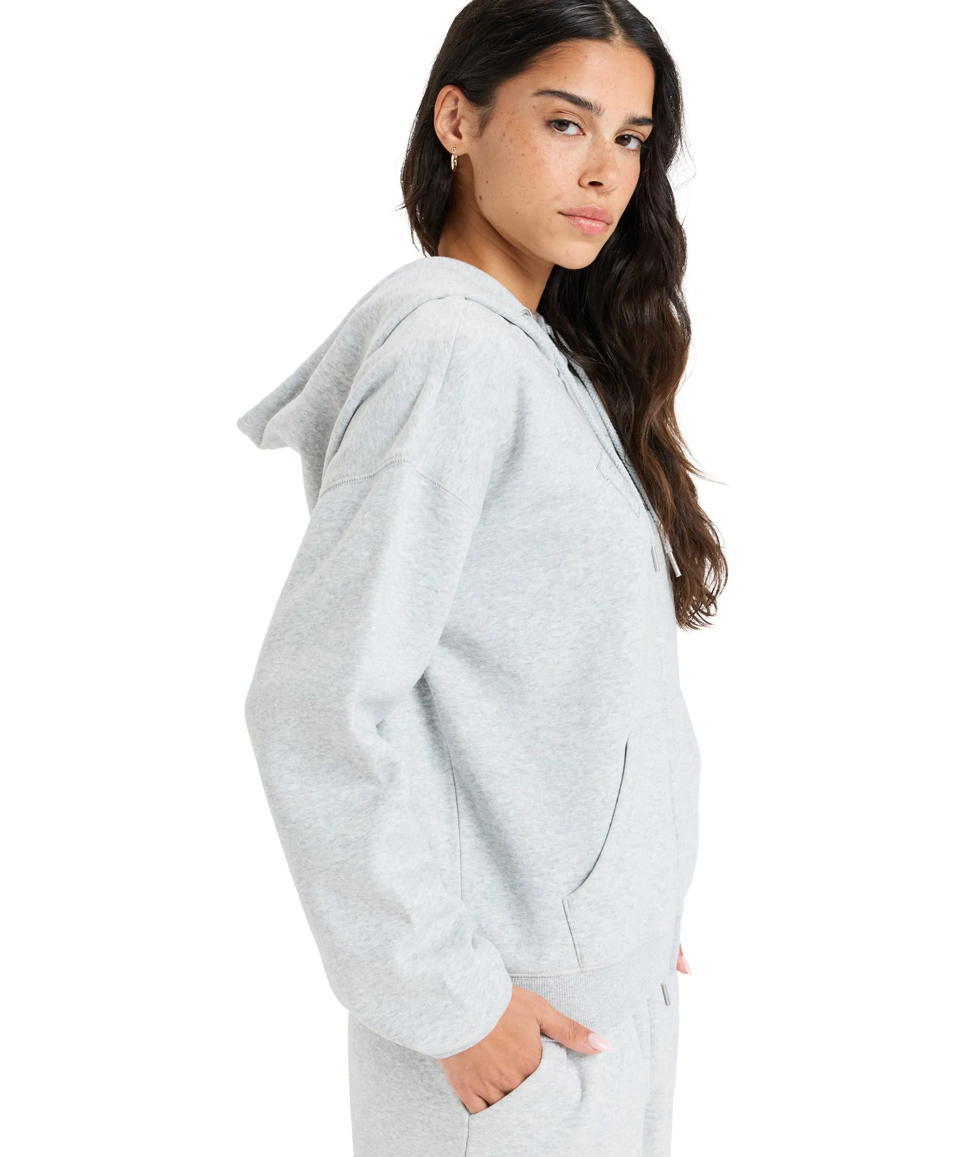 Perfect Place Zip Brushed - Heritage Heather