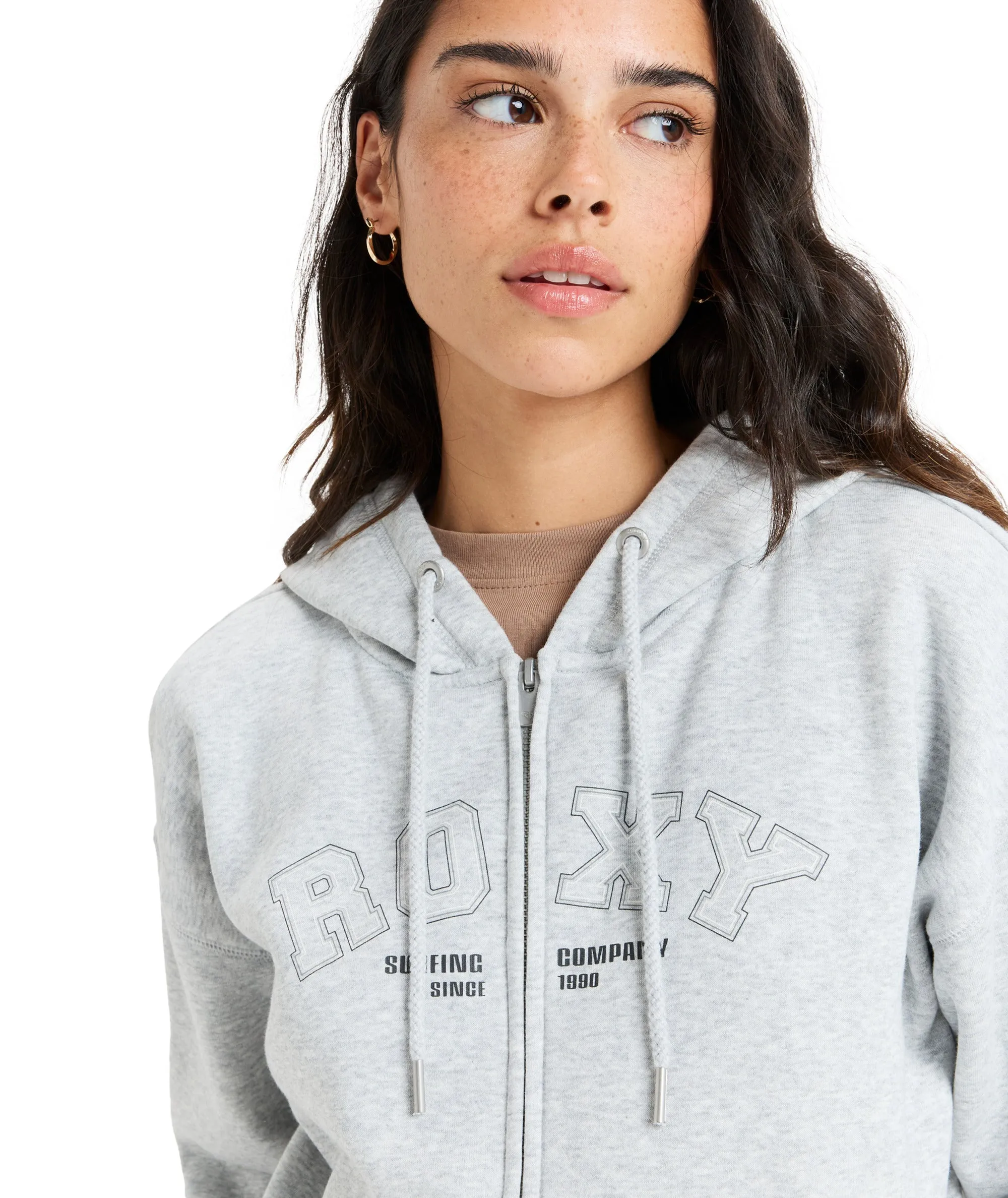 Perfect Place Zip Brushed - Heritage Heather