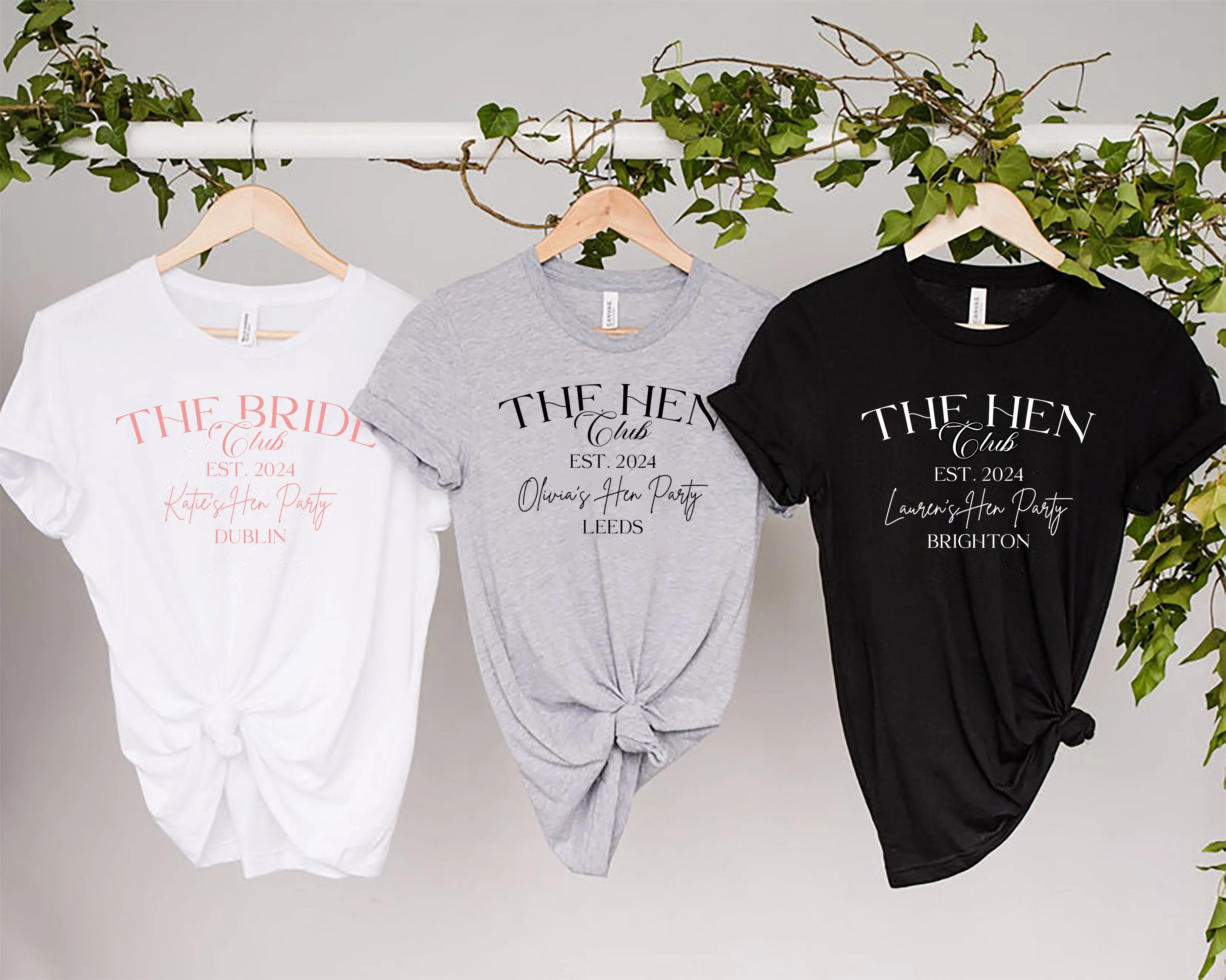 Personalised Bride Club Style Bach TShirt