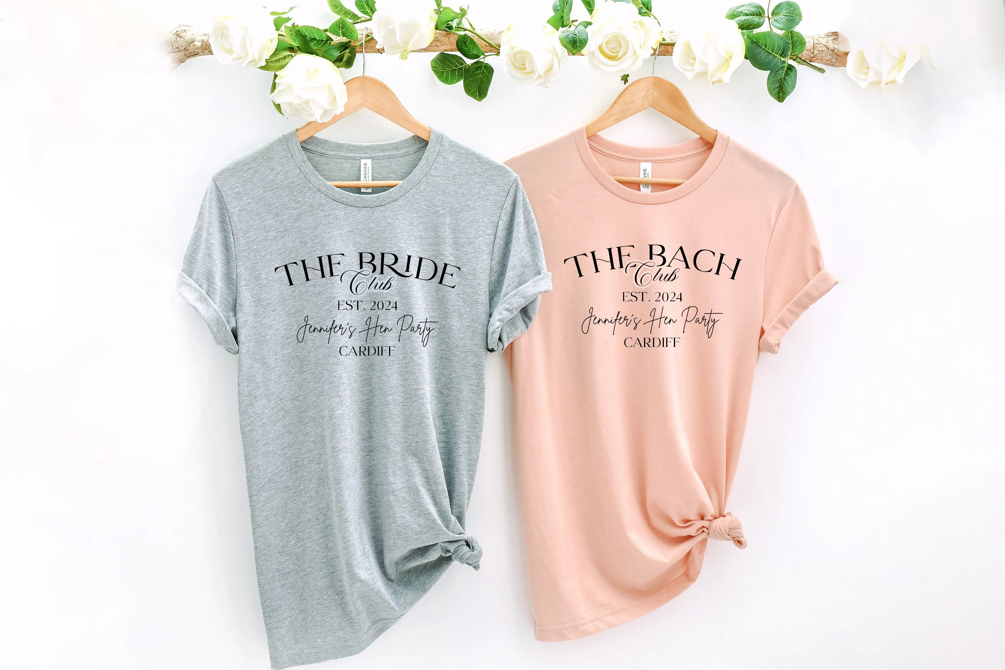 Personalised Bride Club Style Bach TShirt