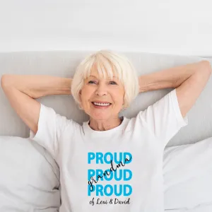Personalised Proud Grandma T-shirt