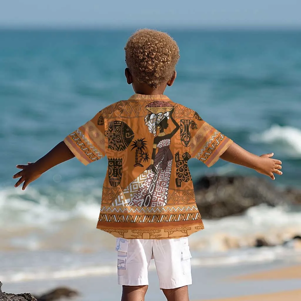 Personalized Beautiful Woman African Kid Hawaiian Shirt DT02