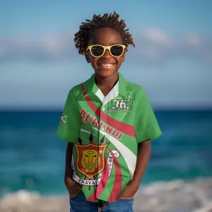 Personalized Burundi Kid Hawaiian Shirt 63rd Anniversary of Independence LT15