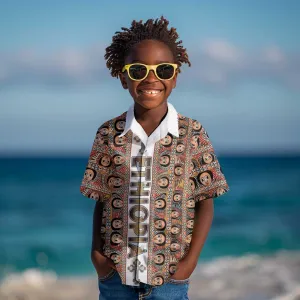 Personalized Ethiopia Kid Hawaiian Shirt Ethiopian Tewahedo Angel Orthodox LT15