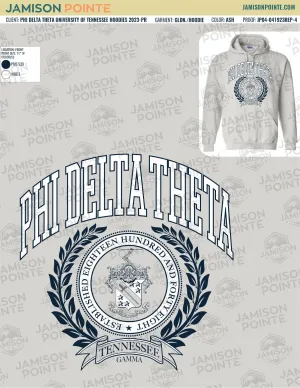 Phi Delta Theta University of Tennessee Hoodies