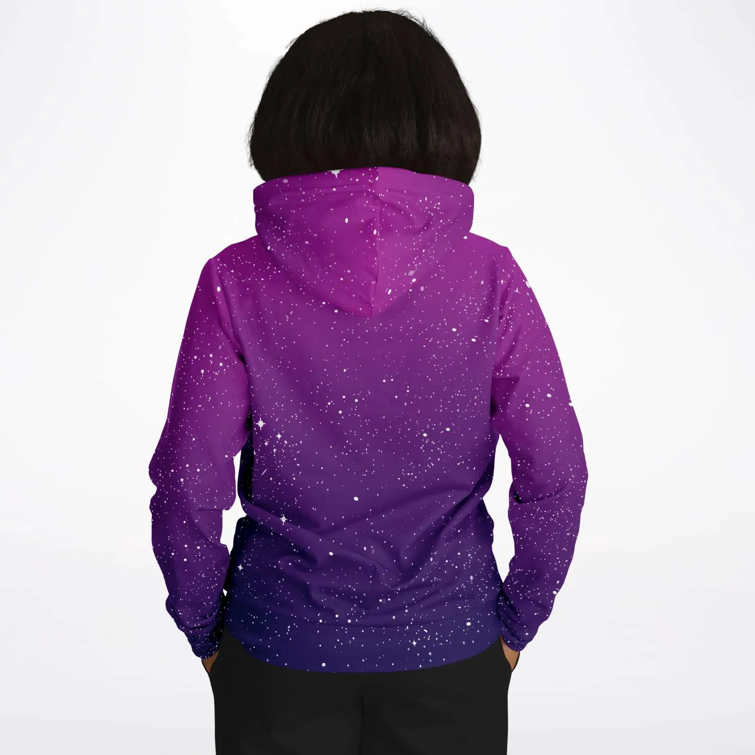 Pink Ombre Hoodie Custom Sewn