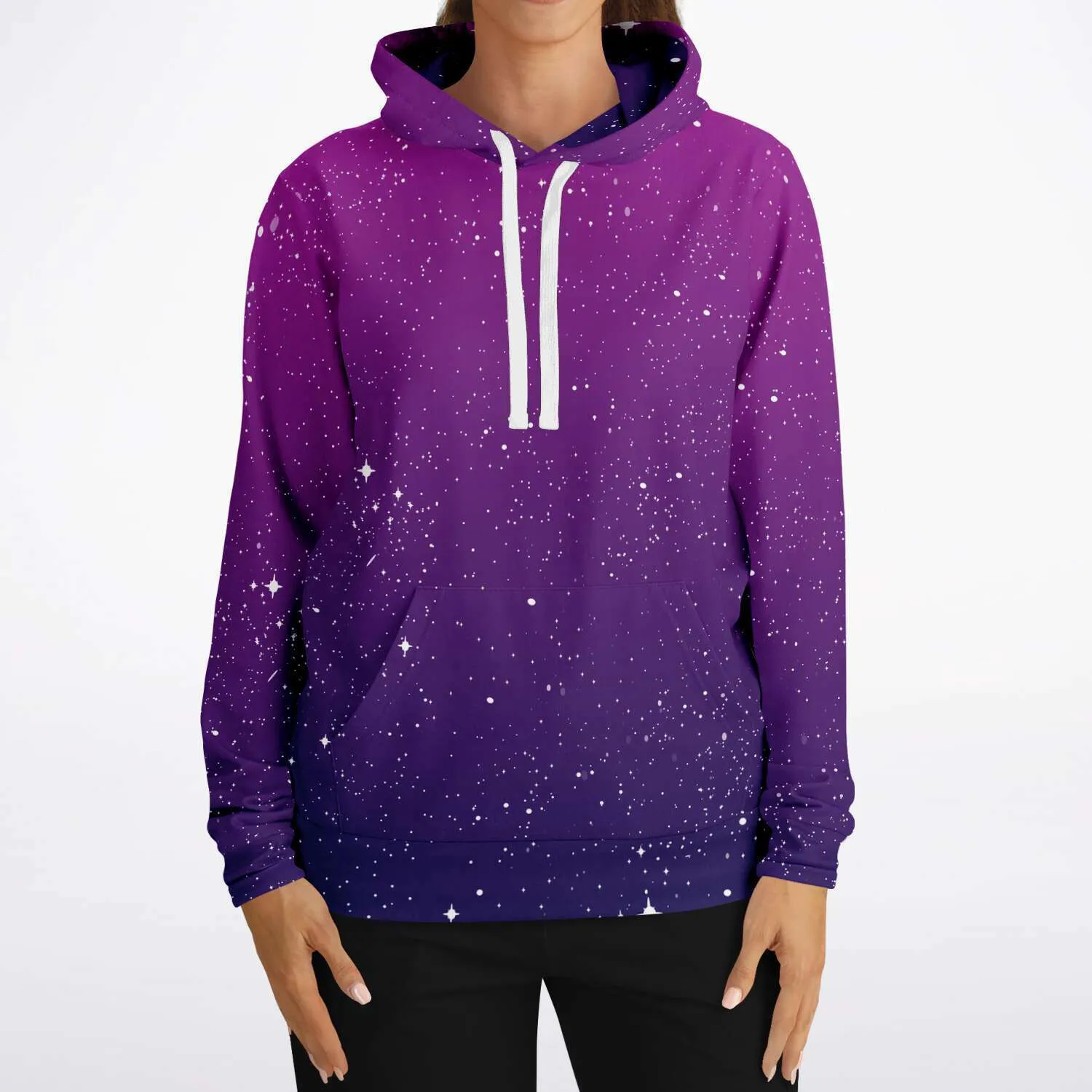Pink Ombre Hoodie Custom Sewn