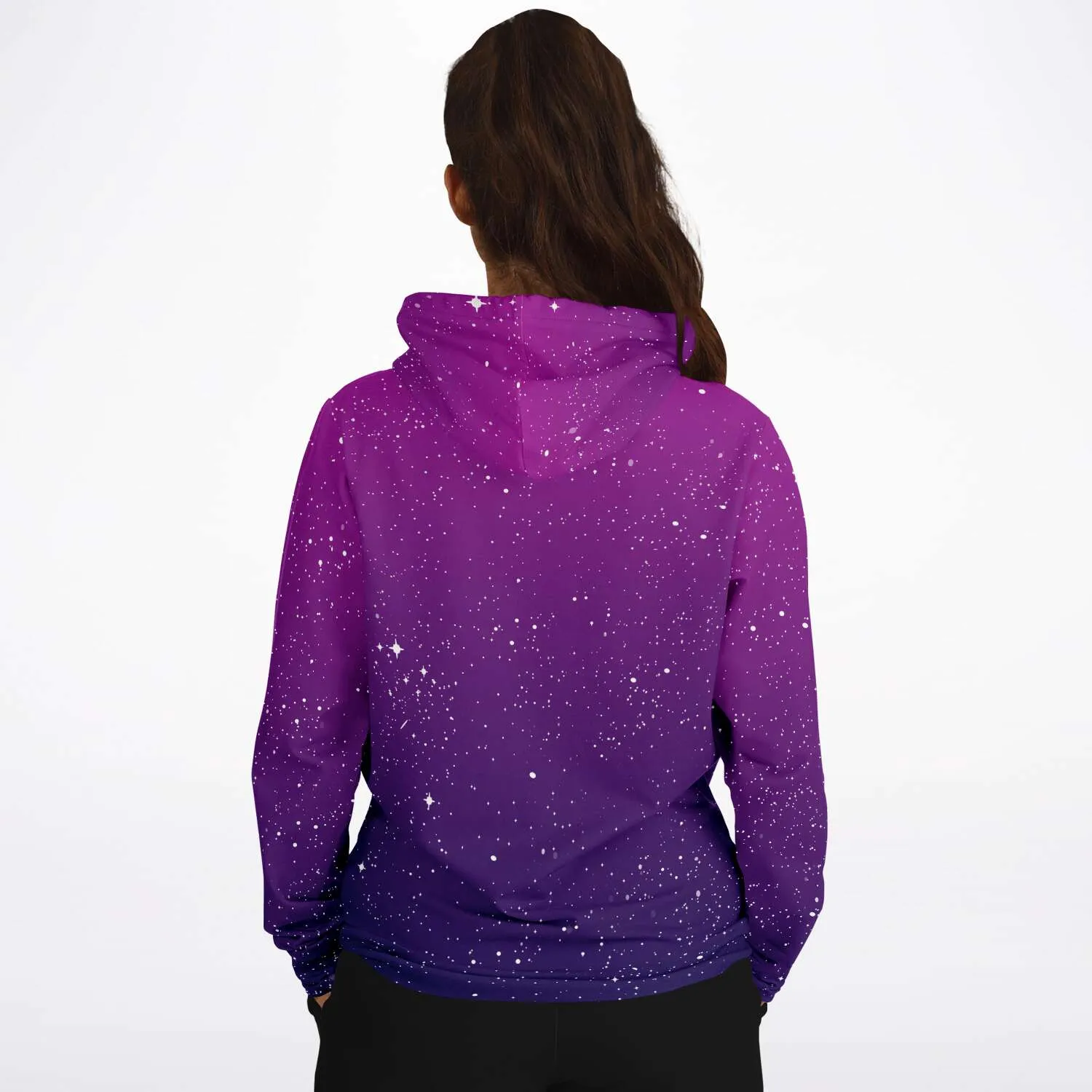 Pink Ombre Hoodie Custom Sewn