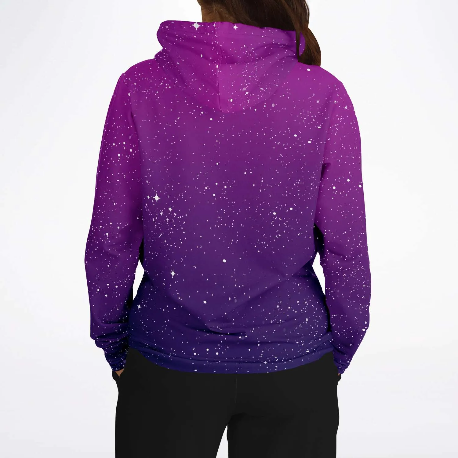 Pink Ombre Hoodie Custom Sewn