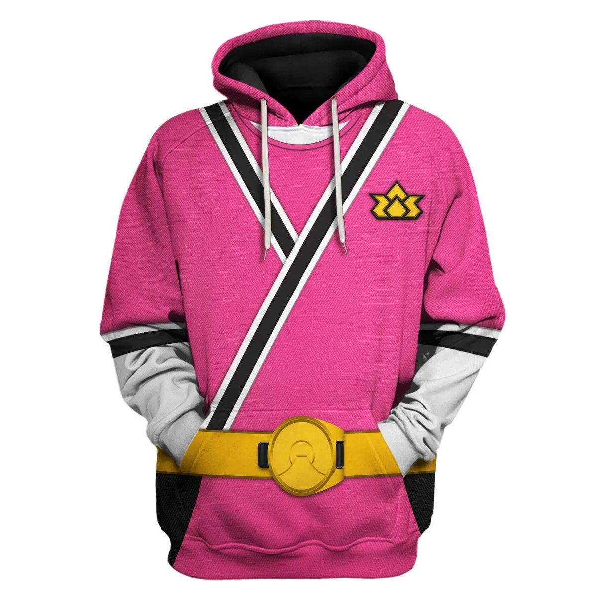 Pink Power Rangers Samurai - Hoodies Sweatshirt T-shirt Hawaiian Tracksuit - HSQT4298 PRHS61