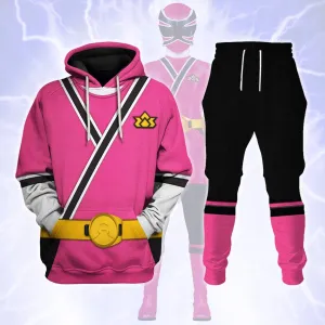 Pink Power Rangers Samurai - Hoodies Sweatshirt T-shirt Hawaiian Tracksuit - HSQT4298 PRHS61