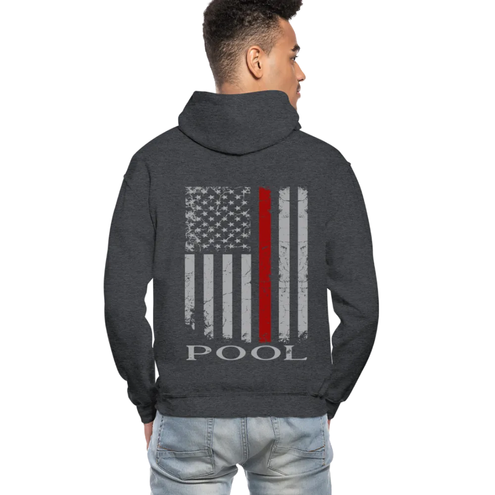 Pool Firefighter Gildan Heavy Blend Adult Hoodie