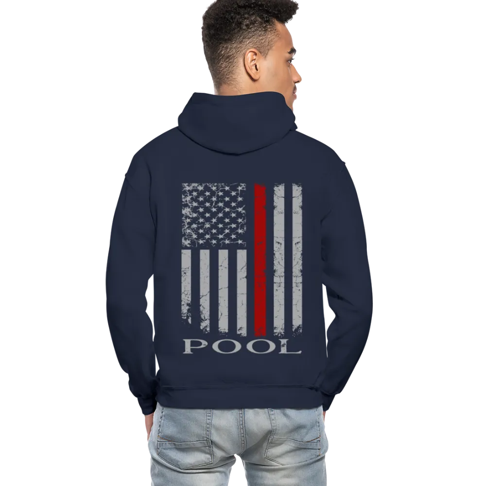 Pool Firefighter Gildan Heavy Blend Adult Hoodie