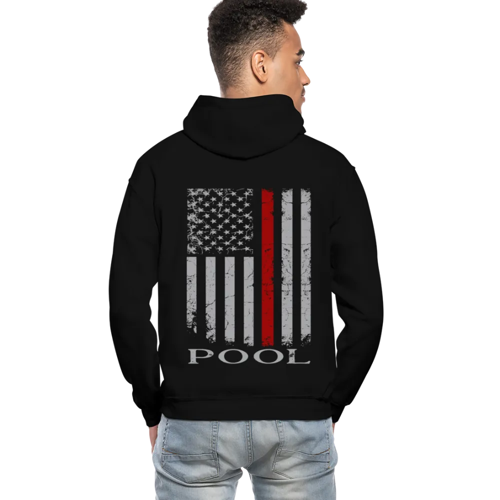 Pool Firefighter Gildan Heavy Blend Adult Hoodie