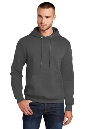 Port & Company Core Fleece Pullover Hooded Sweatshirt. PC78H Coal Grey