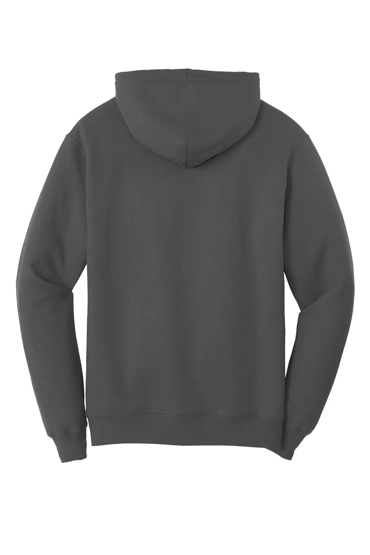 Port & Company Core Fleece Pullover Hooded Sweatshirt. PC78H Coal Grey
