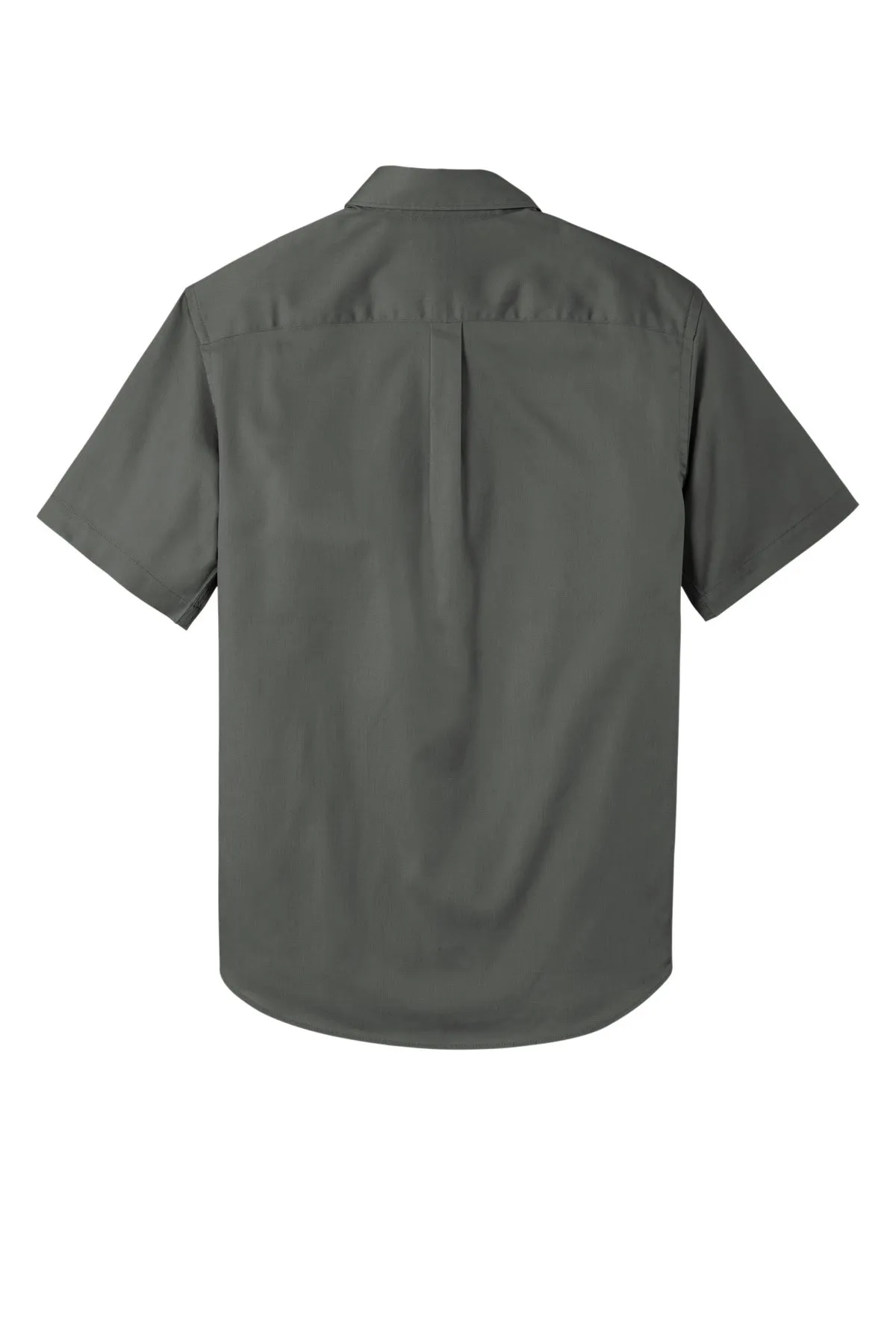 Port Authority Short Sleeve SuperPro React Twill Shirt. W809 Storm Grey