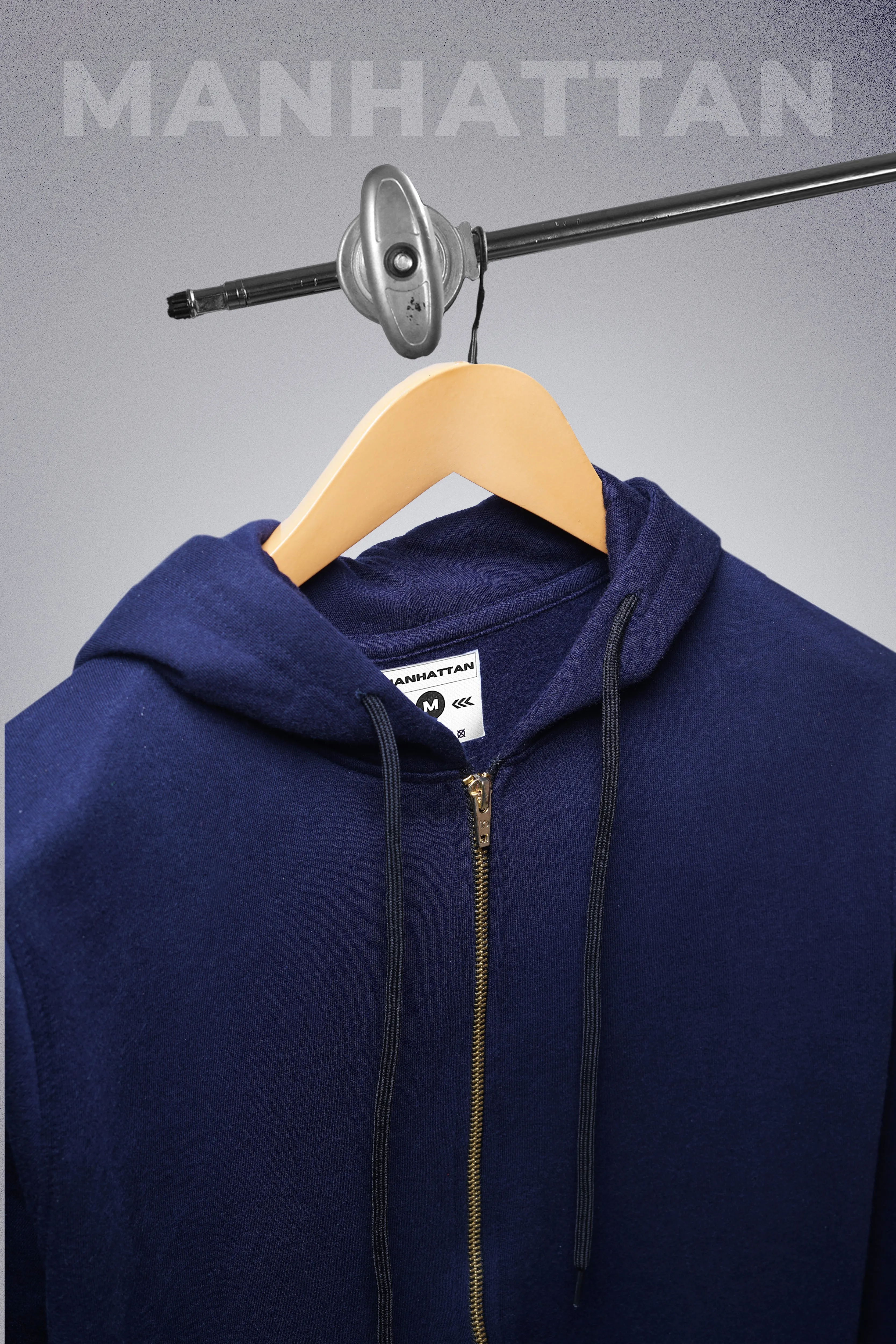 Premium Hoodies Zipper Unisex Navy