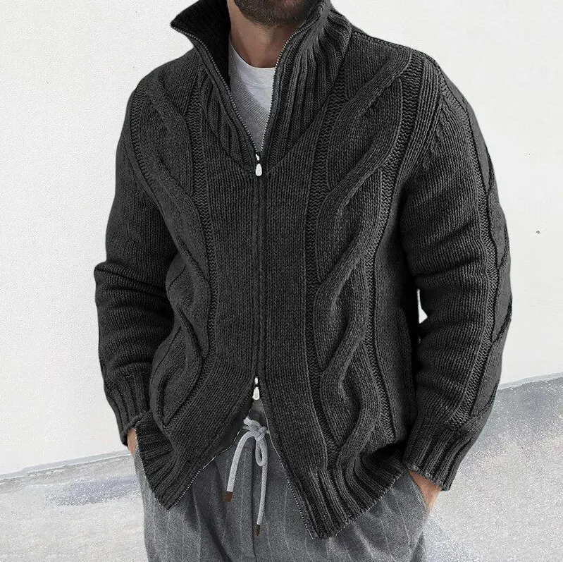 Premium knitted men's vest - elegant and warm