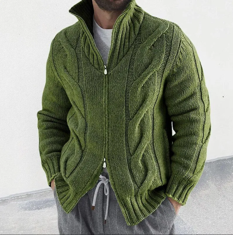 Premium knitted men's vest - elegant and warm