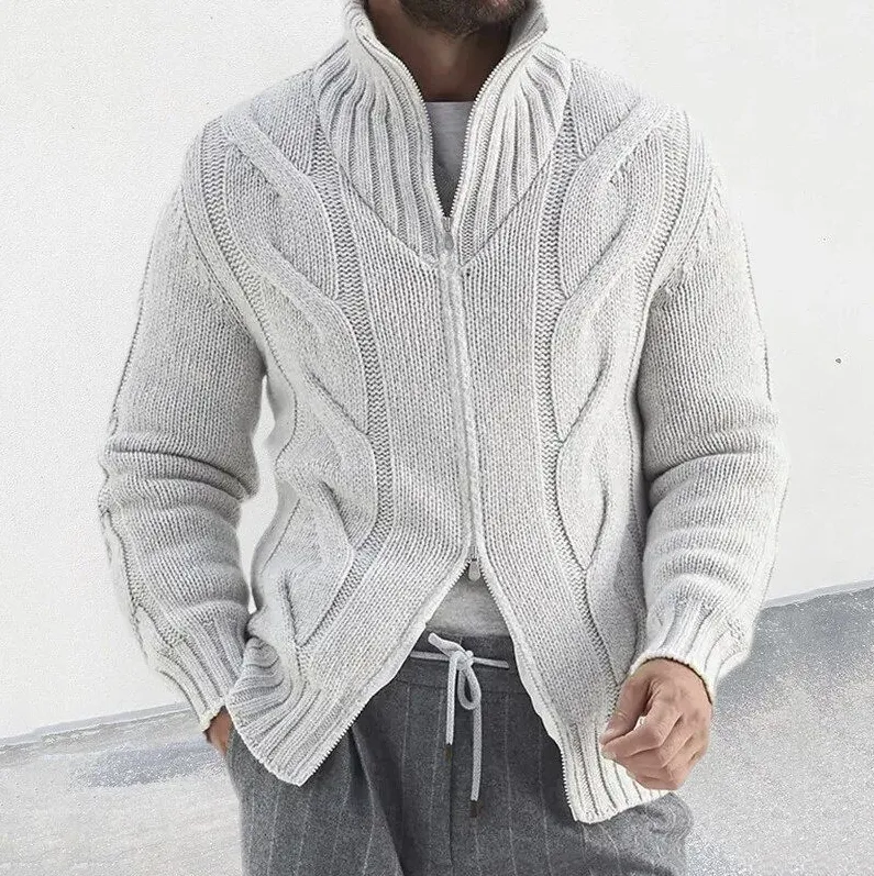 Premium knitted men's vest - elegant and warm