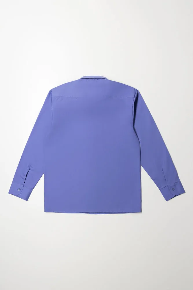 Primary School Long Sleeve Shirt Blue