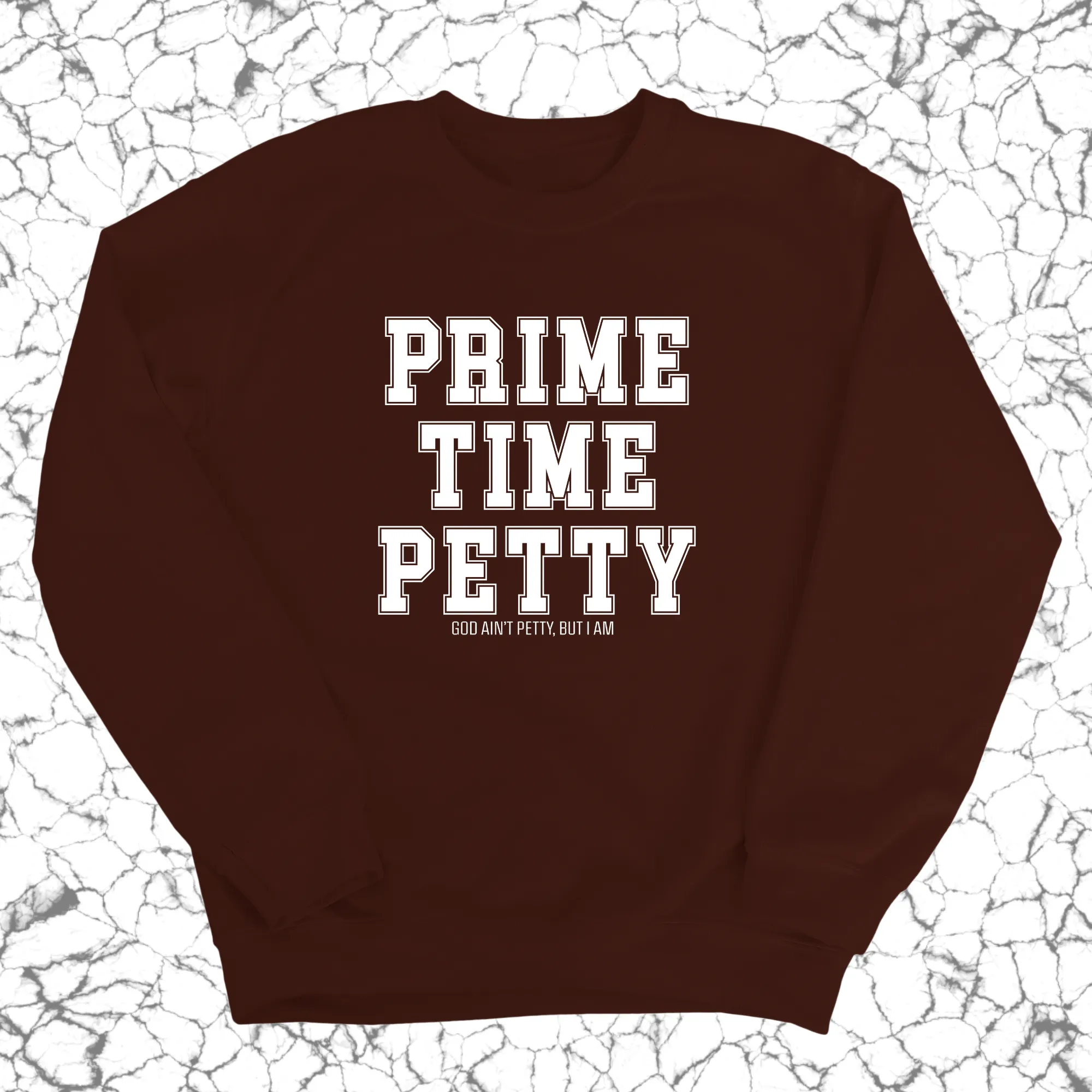 Prime Time Petty Varsity Unisex Sweatshirt