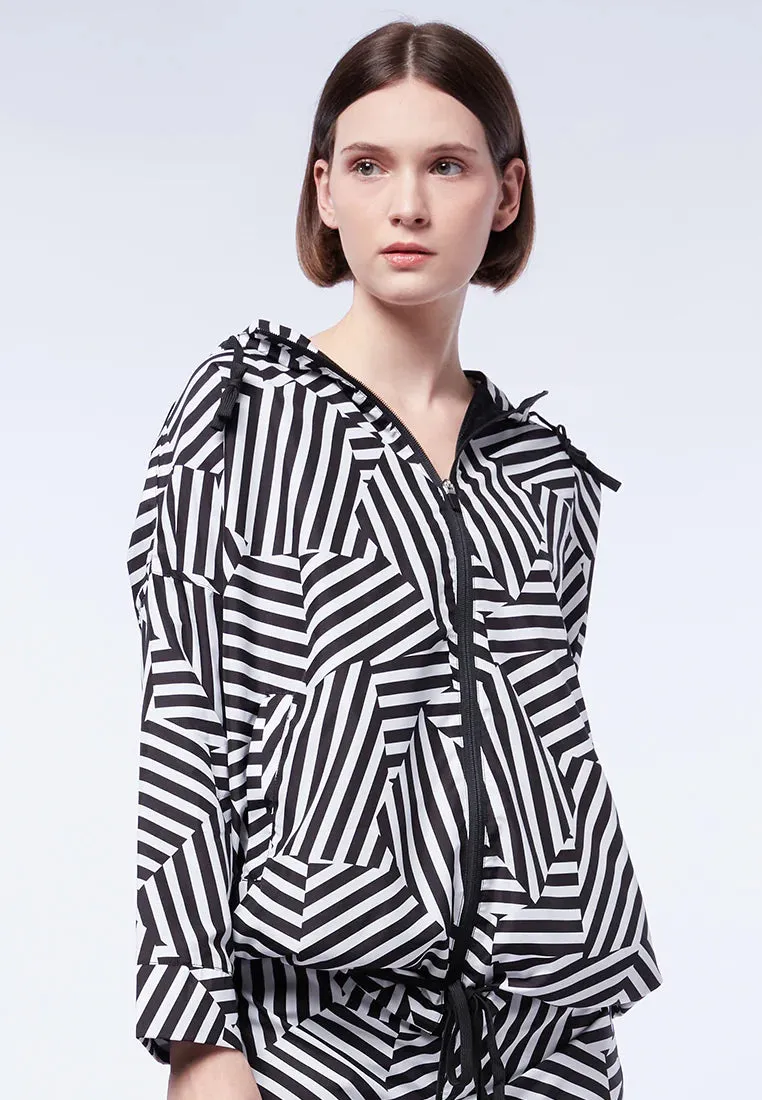 Printed Water Repellent Track Jacket