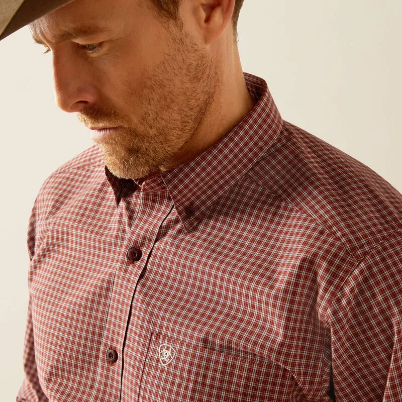 Pro Series Pedro Fitted Shirt - Burgundy