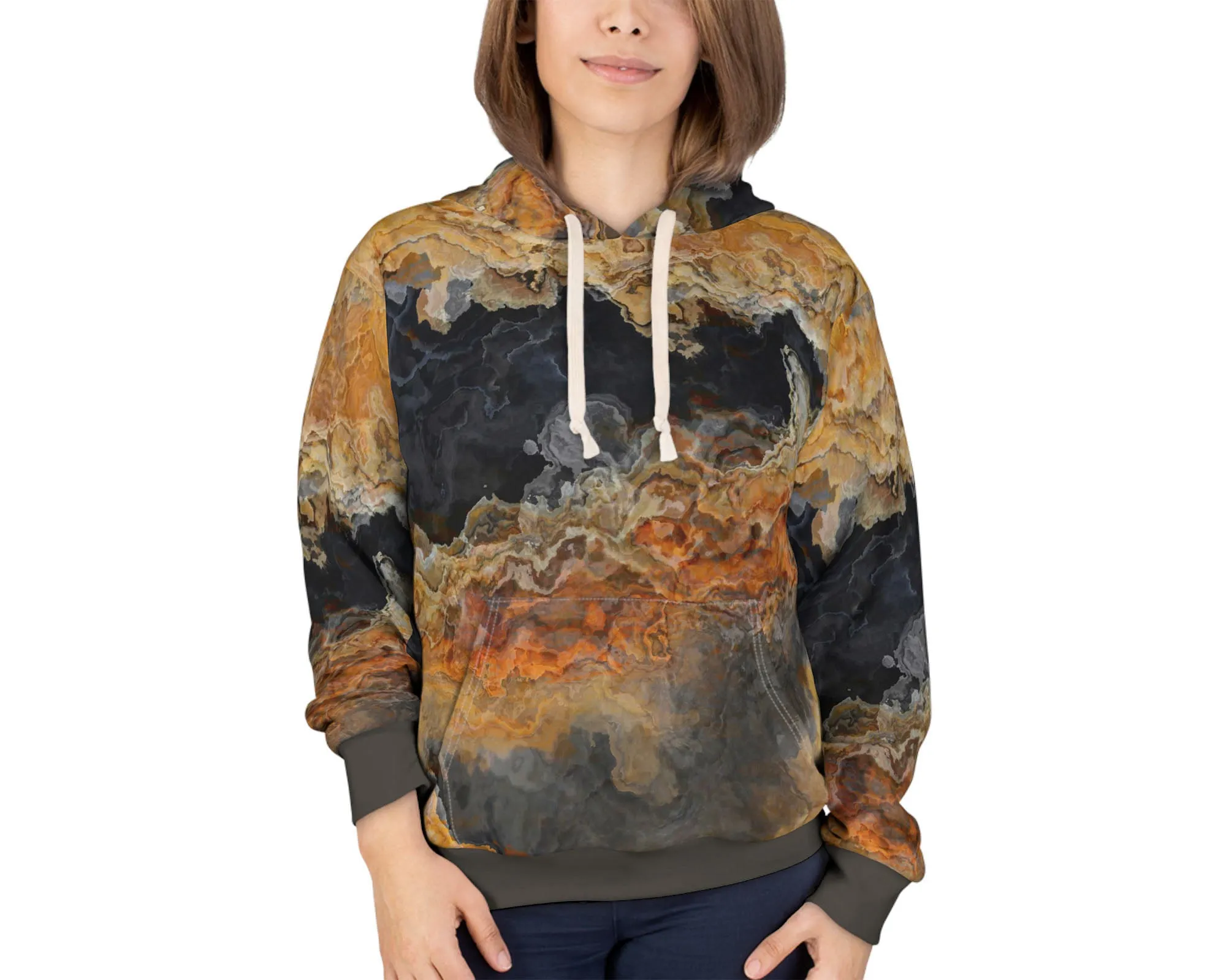 Pullover Hoodie, Black Canyon
