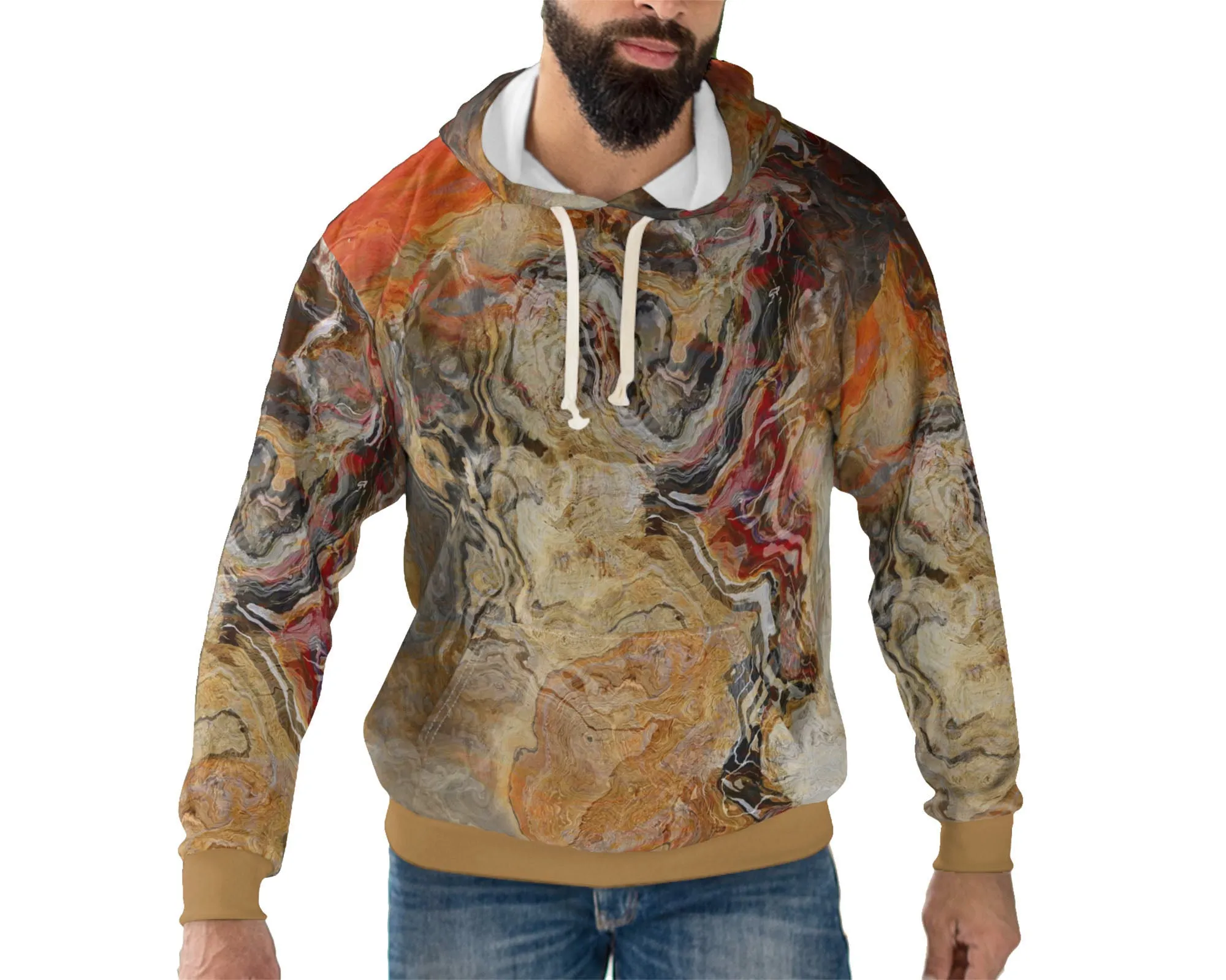Pullover Hoodie, Cinnamon River