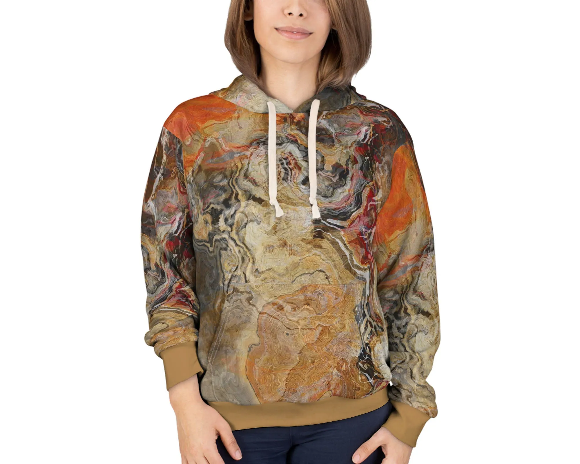 Pullover Hoodie, Cinnamon River