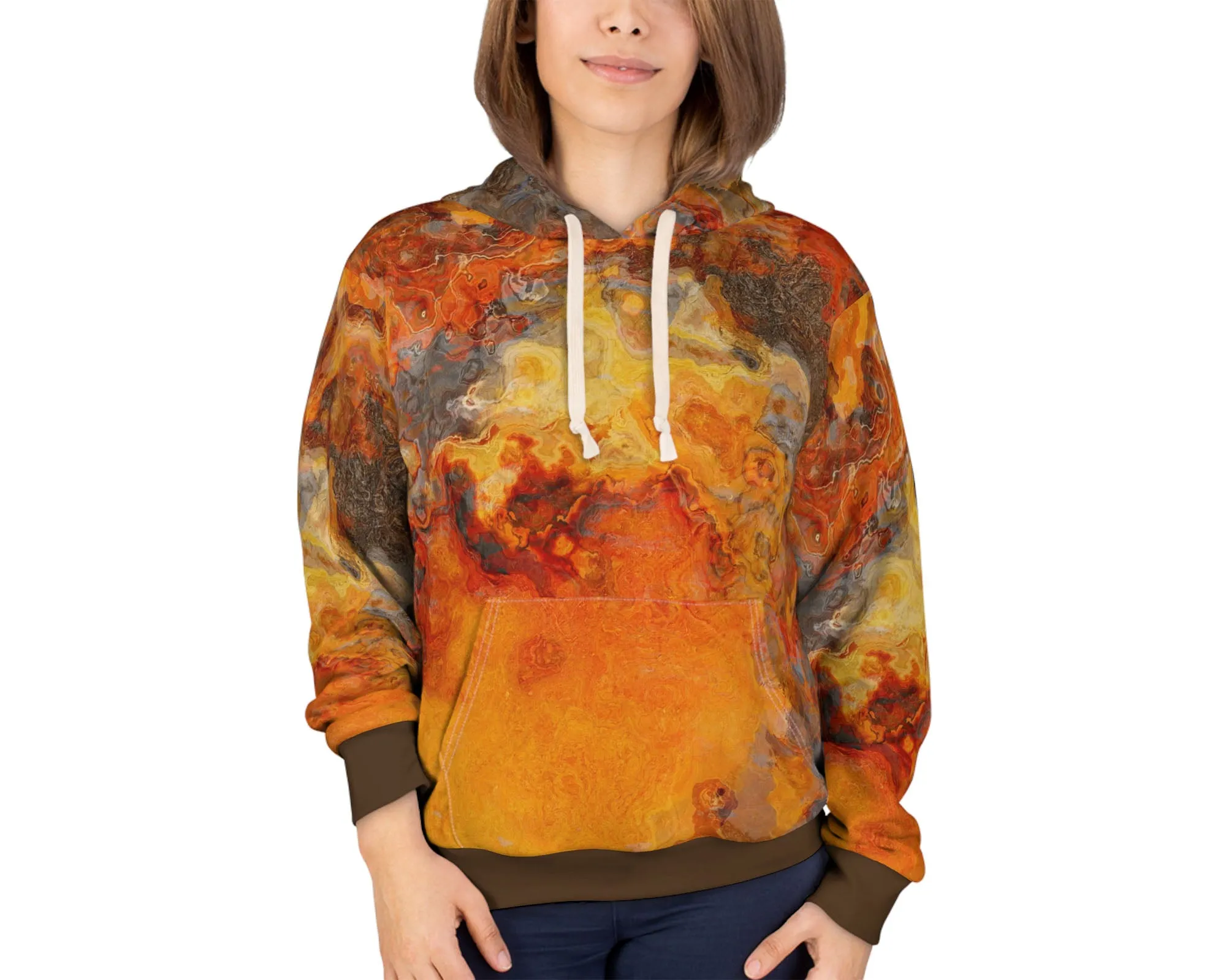 Pullover Hoodie, Lava Flow