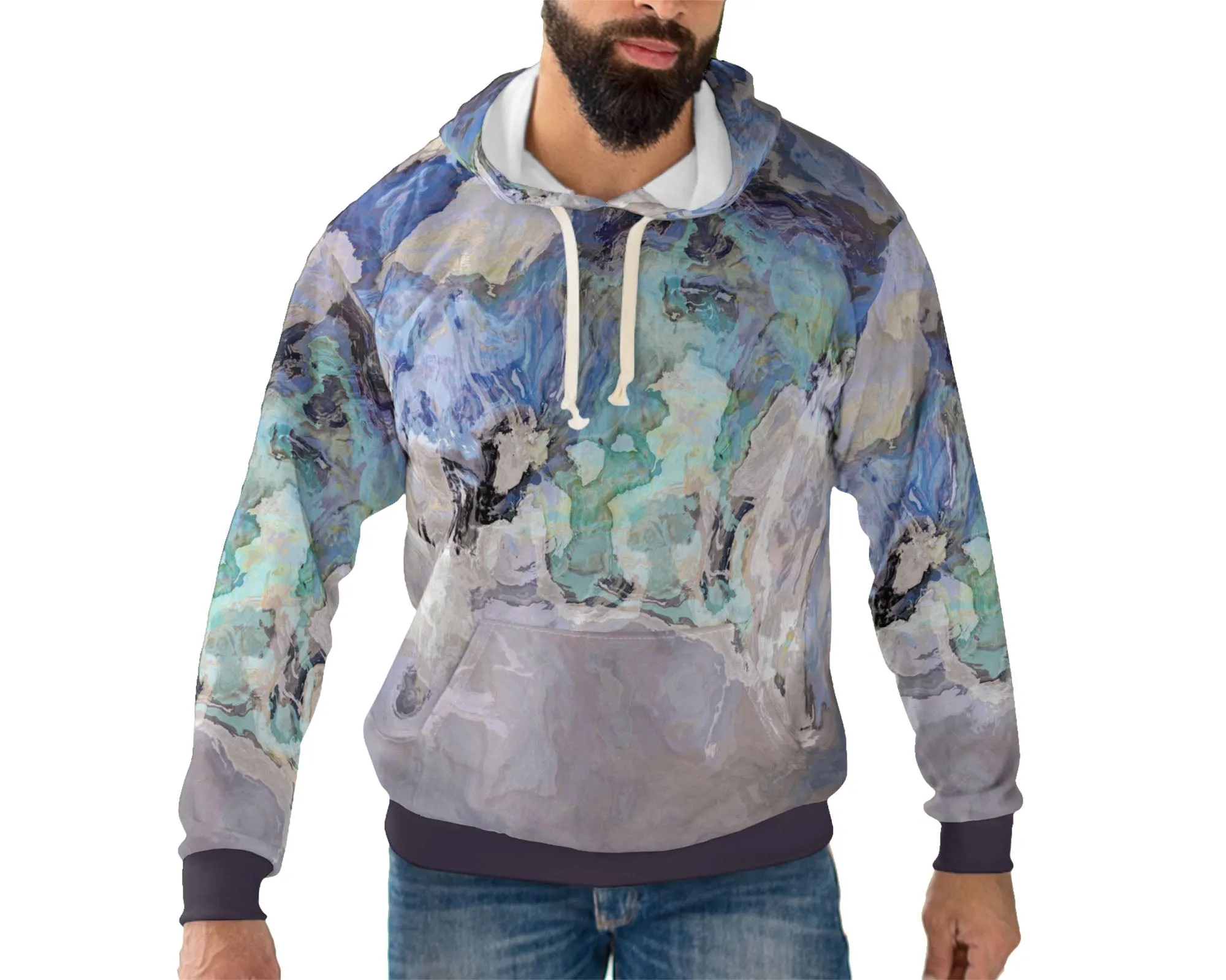 Pullover Hoodie, Out of the Blue